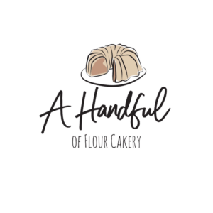 A Handful of Flour Cakery | Logo Design by designstarla