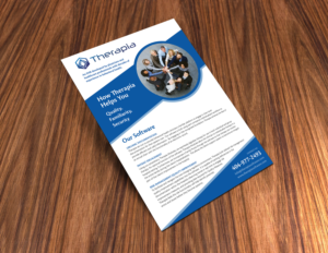 Health IT software startup needs a product sheet to promote our software/company | Diseño de Flyer por PAS-CREATIVE