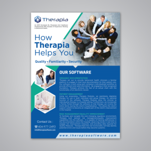 Health IT software startup needs a product sheet to promote our software/company | Flyer Design by Jul-D
