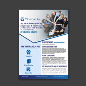 Health IT software startup needs a product sheet to promote our software/company | Flyer Design by Schöpfer