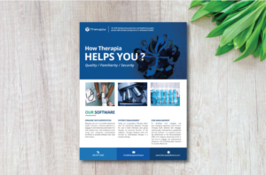 Health IT software startup needs a product sheet to promote our software/company | Flyer-Design von Anggerism