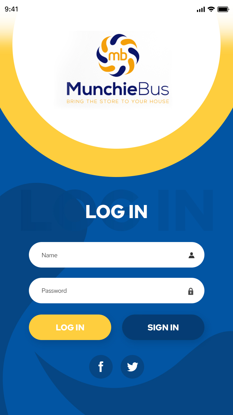 App Design by Impressive Sol for munchiebus | Design #22403347