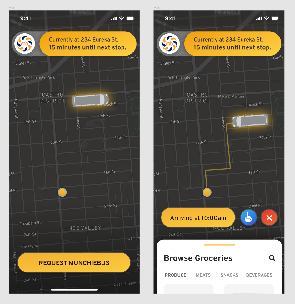 Diseño de aplicación (App) por surfdesigns para munchiebus | Diseño #22385628