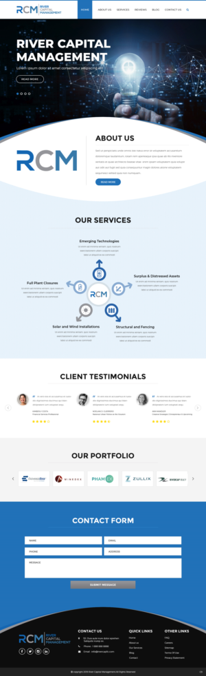 Web Design by pb for this project | Design #22373369