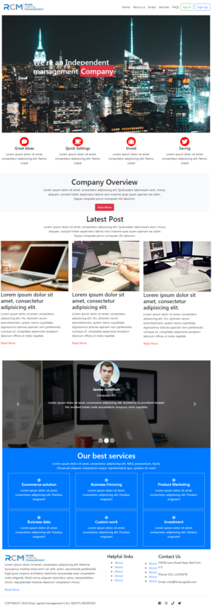 Web Design by Tahsen rakib for this project | Design #22382074