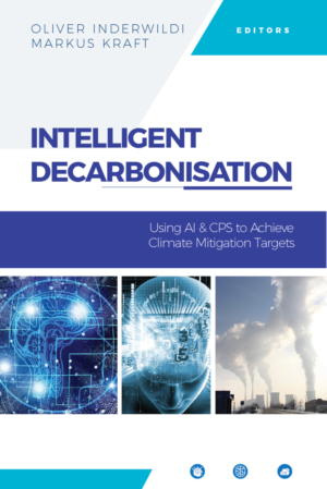 Book cover for Springer Book on Artificial Intelligence & decarbonization* | Graphic Design by Sarina.dsg