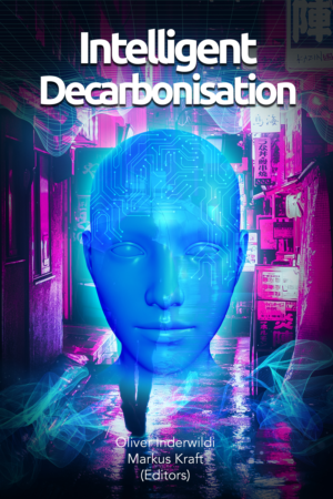 Book cover for Springer Book on Artificial Intelligence & decarbonization* | Graphic Design by Nublan Ameram