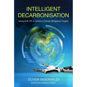 Book cover for Springer Book on Artificial Intelligence & decarbonization* | Graphic Design by Tatlin