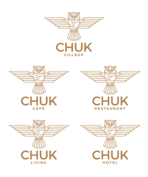 Tschuk (main) + (additional words named in the description) | Logo Design by WooW Designs