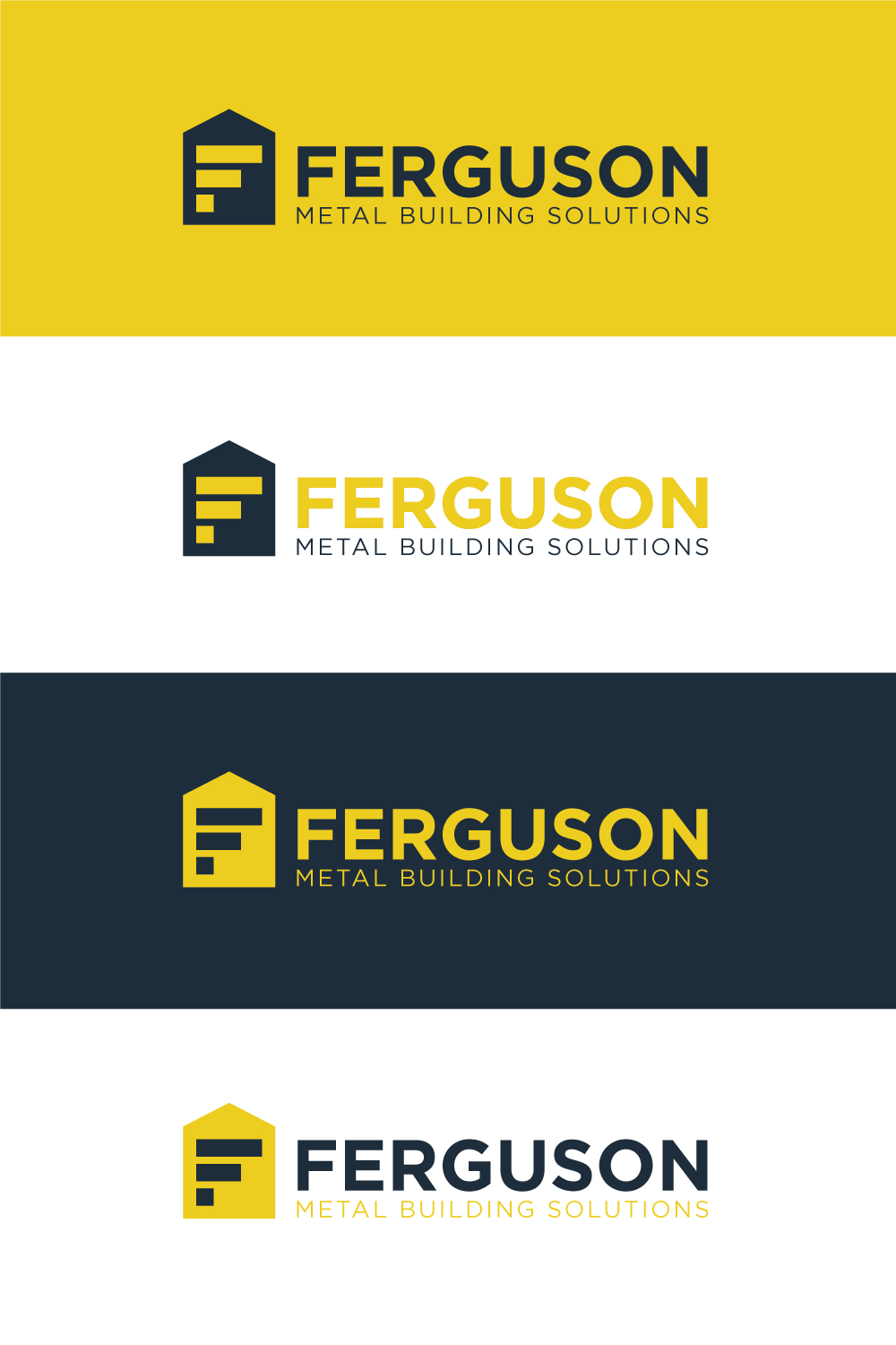 Logo Design by lionx for Ferguson Metal Building Solutions  | Design #22379074