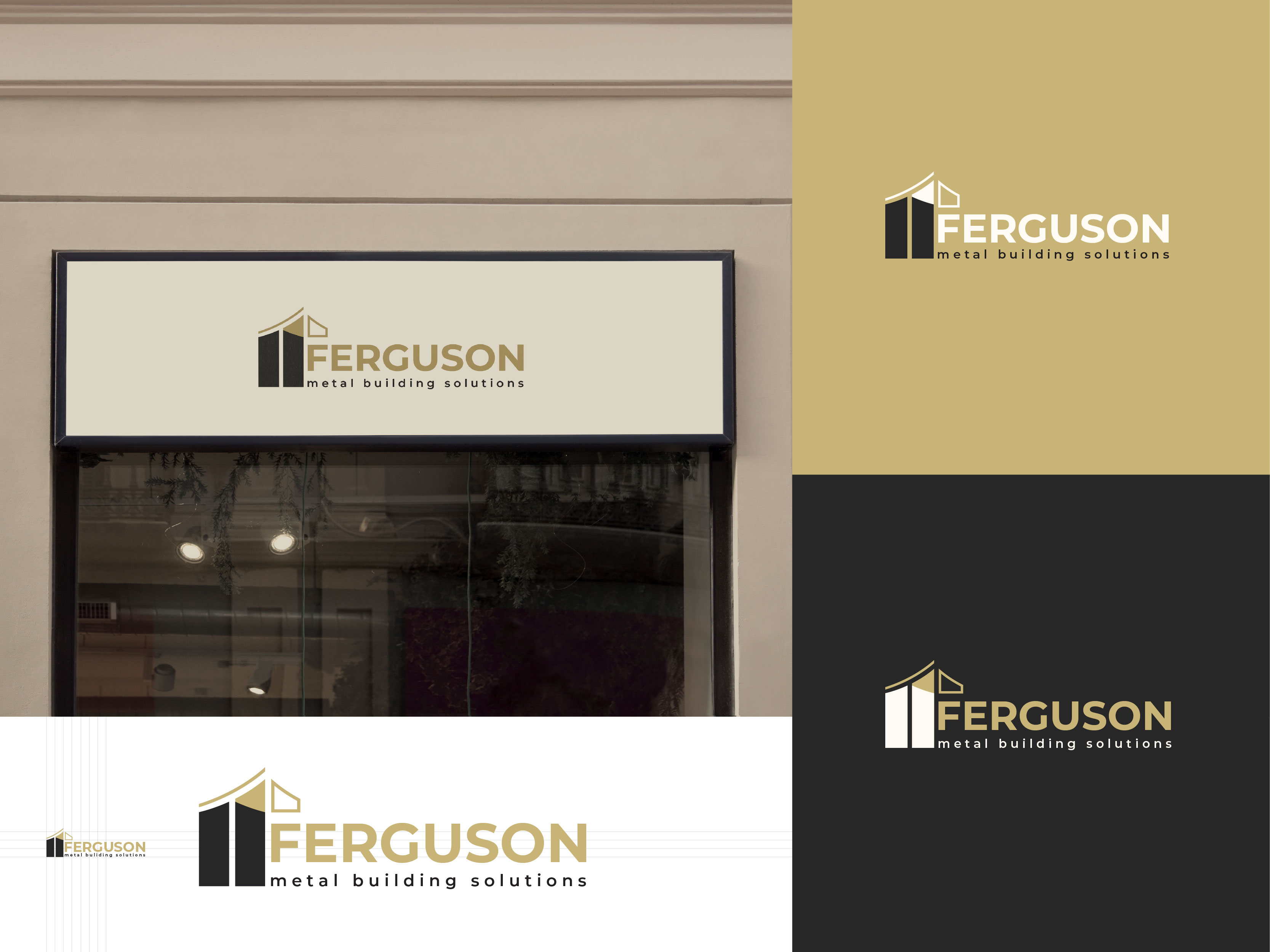 Logo Design by Muhammad Fallah for Ferguson Metal Building Solutions  | Design #22383780