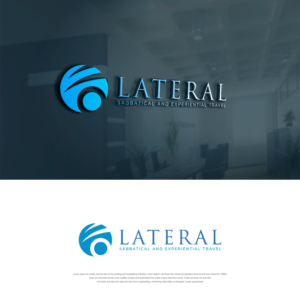 refer image to existing Logo. Should include 'LATERAL - sabbatical and experiential travel'. Want new Logo. Undecided between completely new image or using old Logo as a template for a new one. I prefer this colour of blue to connect old logo to new logo. | Diseño de Logo por sushsharma99