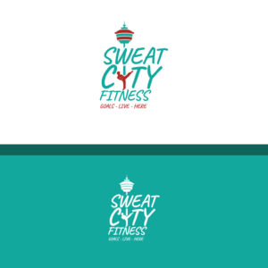 SWEAT CITY FITNESS  and in smaller font GOALS - LIVE - HERE | Design de Logo par Graphic Bricks