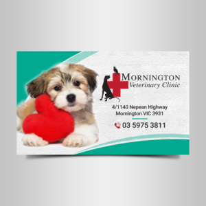 Mornington Veterinary Clinic. We are a busy, small family run & owned, small animal vet pract... | Diseño de Tarjeta de Presentación por Designers Hub