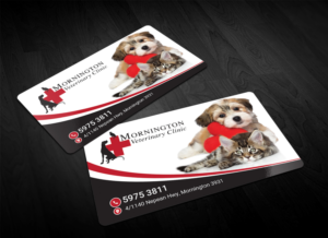 Mornington Veterinary Clinic. We are a busy, small family run & owned, small animal vet pract... | Diseño de Tarjeta de Presentación por Sandaruwan