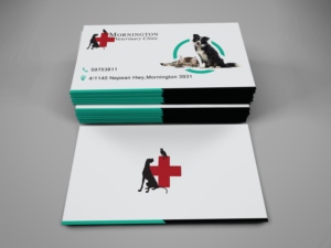 Mornington Veterinary Clinic. We are a busy, small family run & owned, small animal vet pract... | Business Card Design by Kreative Destiny