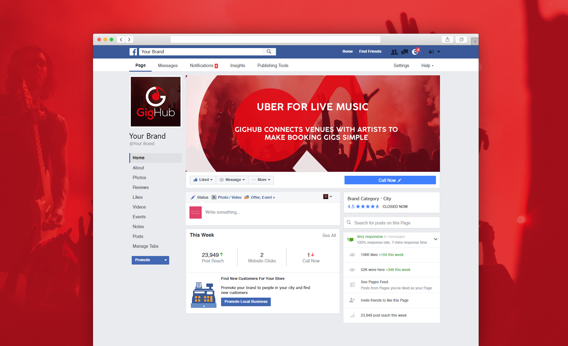 Facebook Design by ADIL HUSSAIN for this project | Design #22394296