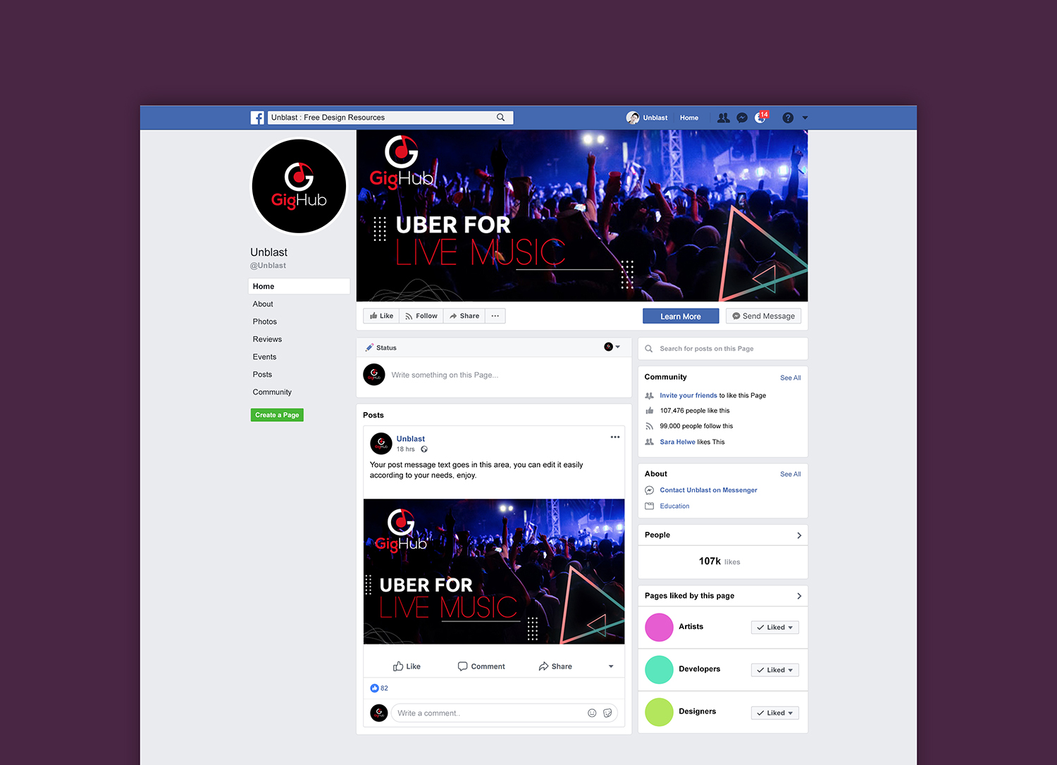 Facebook Design by AweSomeLogoTeam for this project | Design #22378250