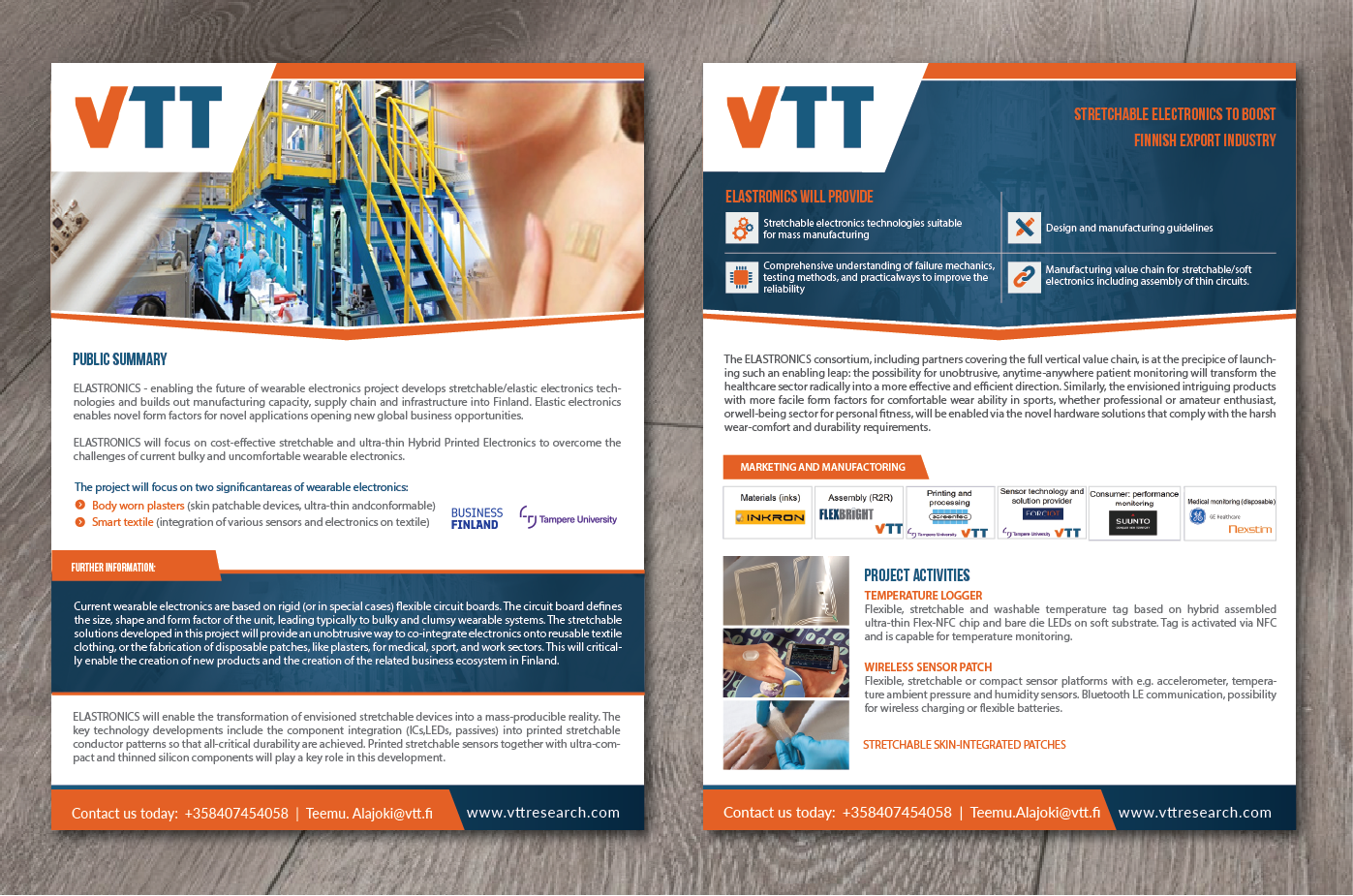 Brochure Design by alex989 for VTT | Design #22372659