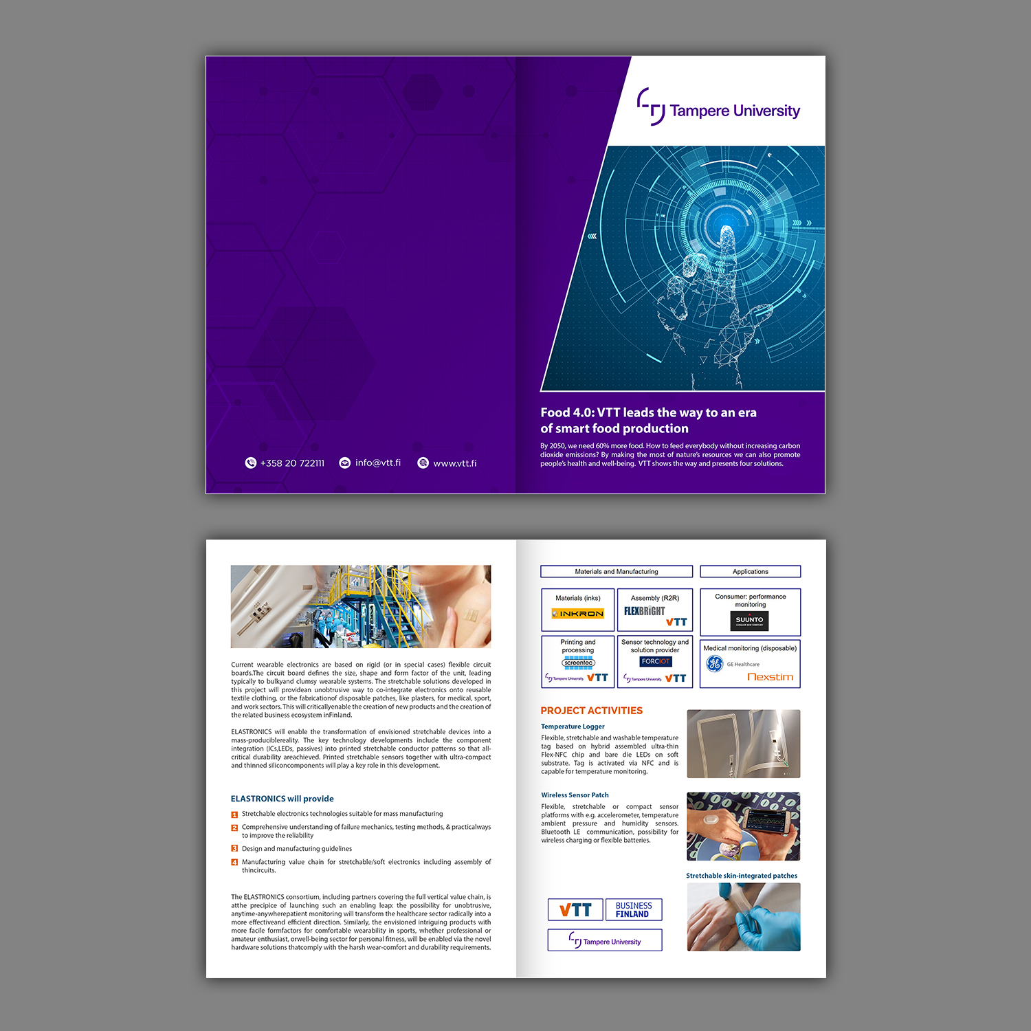 Brochure Design by GraphicsGuru for VTT | Design #22382879