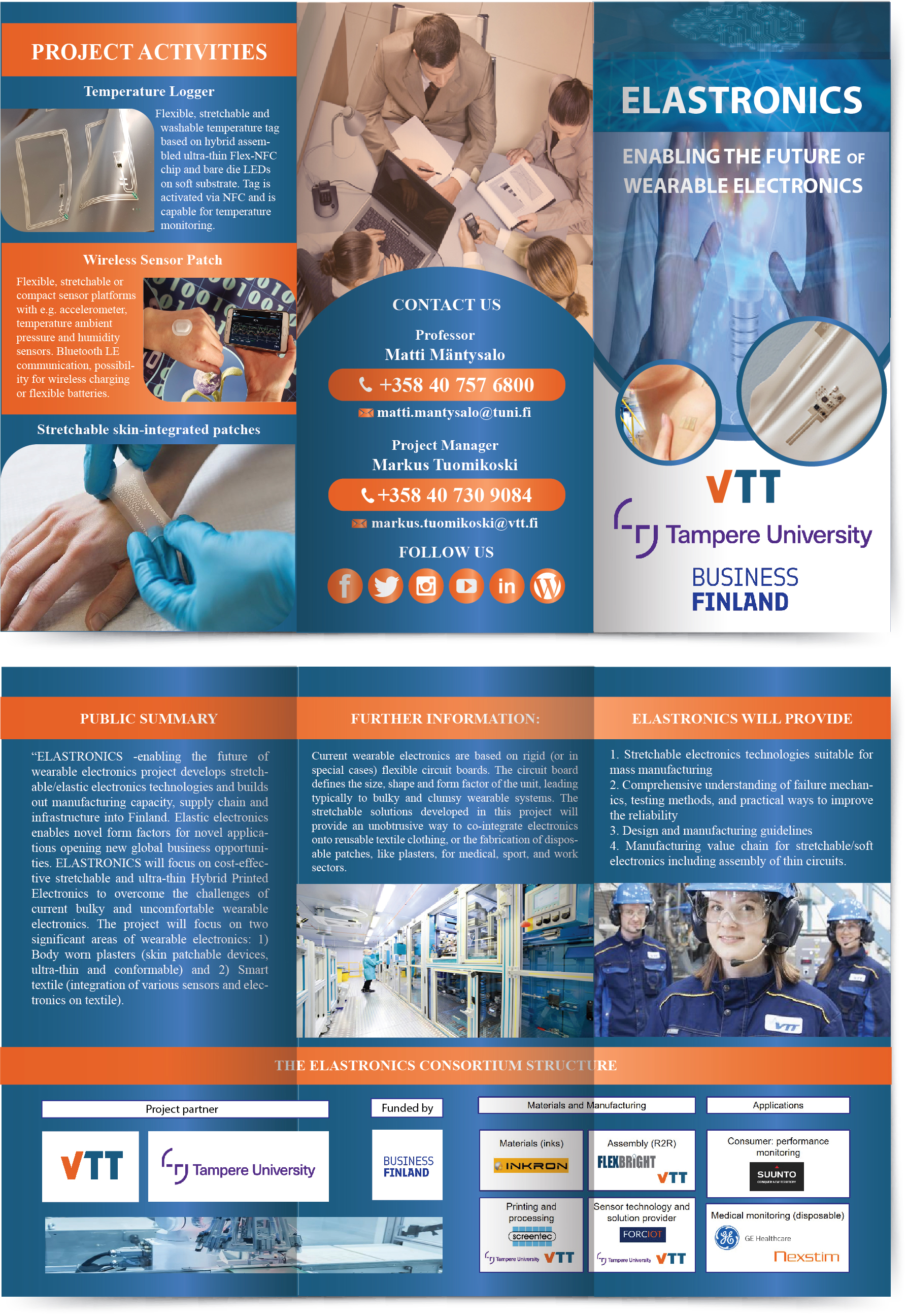 Brochure Design by Pixper for VTT | Design #22394749