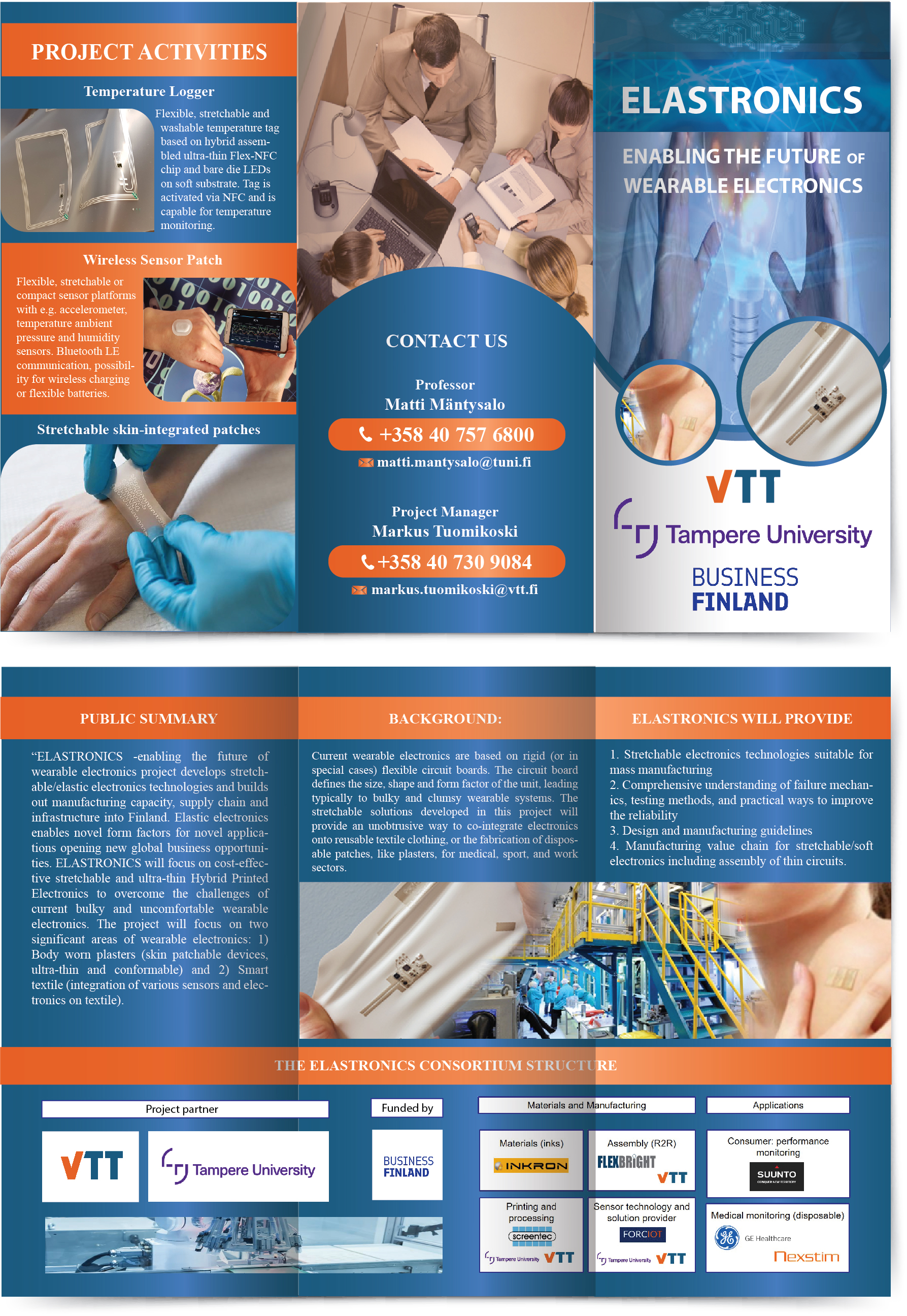 Brochure Design by Pixper for VTT | Design #22402550