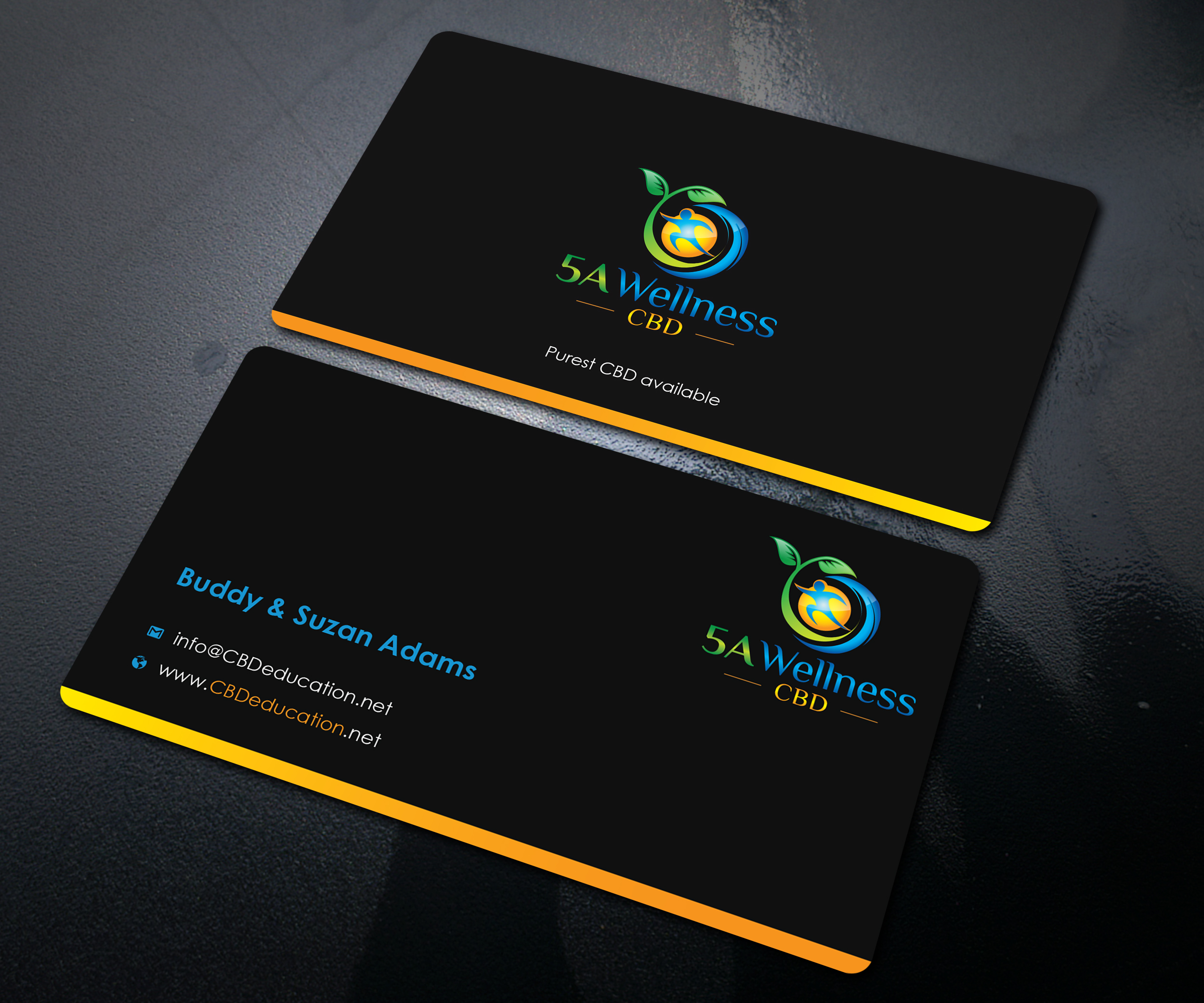 Diseño de Tarjeta de Presentación por Uttom 2 para 5A Wellness | Diseño #22372638