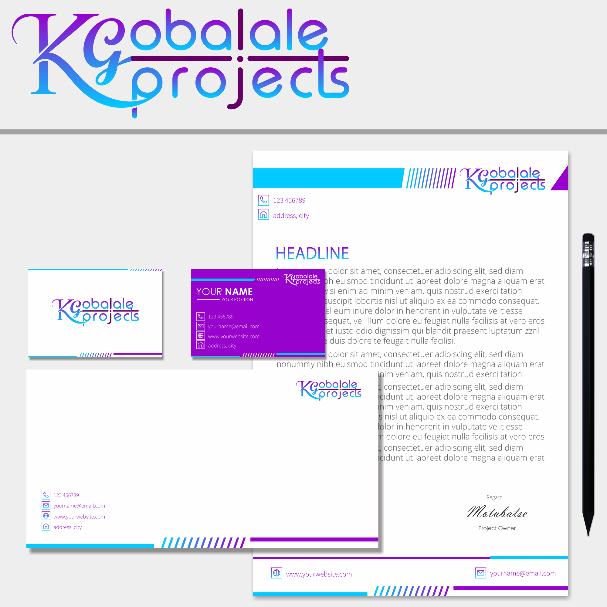 Stationery Design by DicFrost for this project | Design #22385323