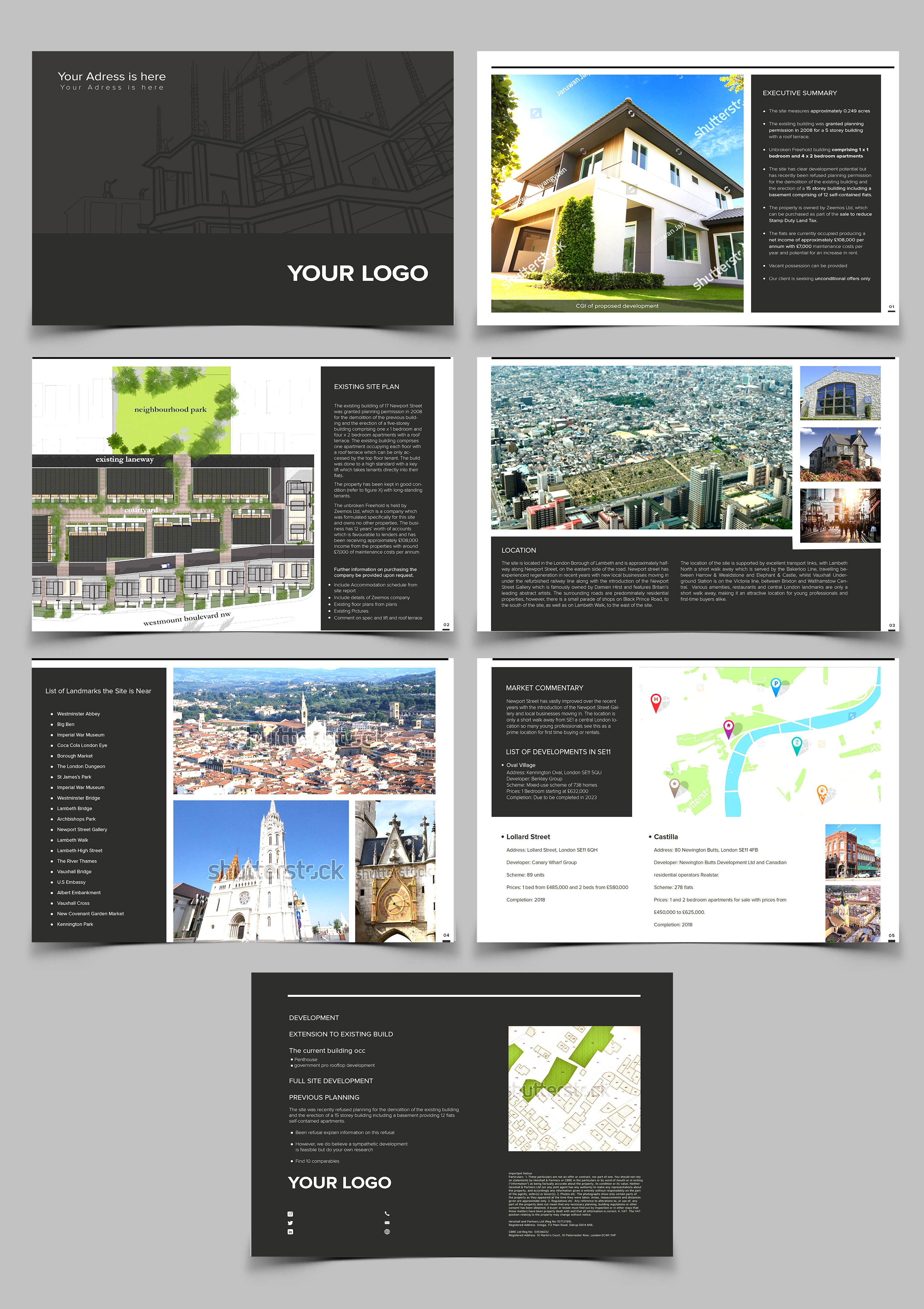 Design de Brochure par SAI DESIGNS pour ANSUN Property | Design #22386069