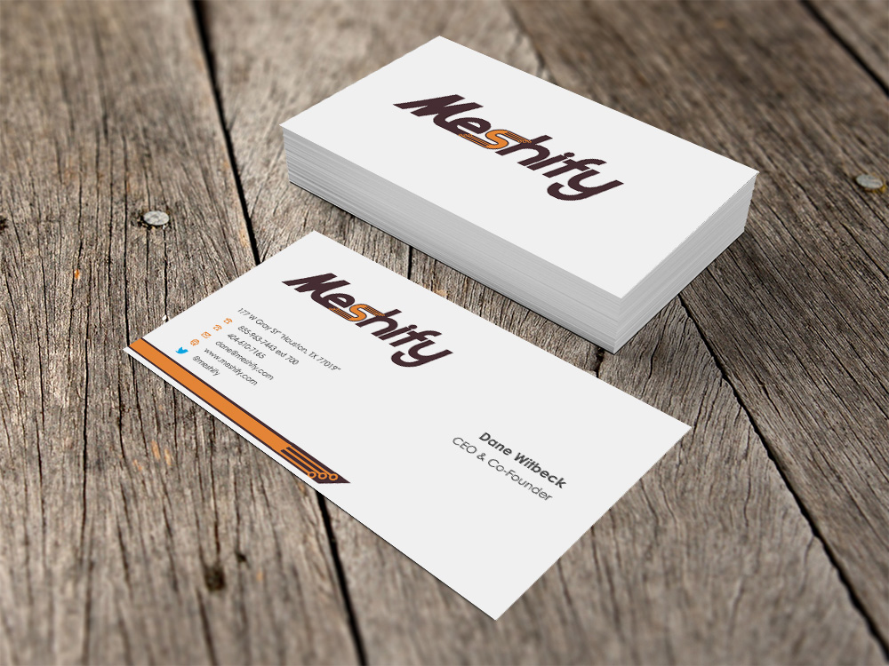 Diseño de Tarjeta de Presentación por Eggo May P para Meshify | Diseño #2953592