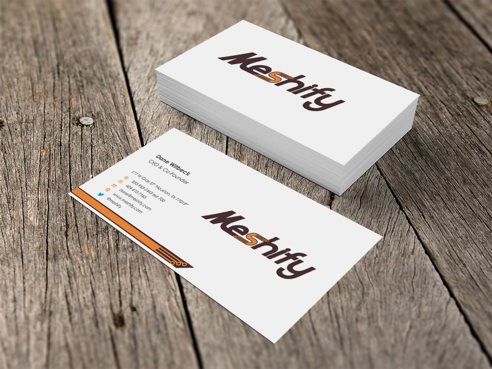 Business Card Design by Eggo May P for Meshify | Design #2953595