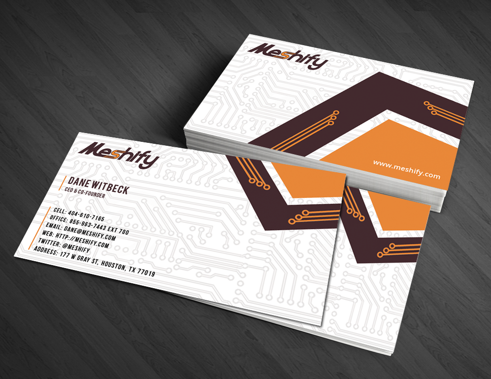 Design de Carte de Visite par  Artman pour Meshify | Design #2954793