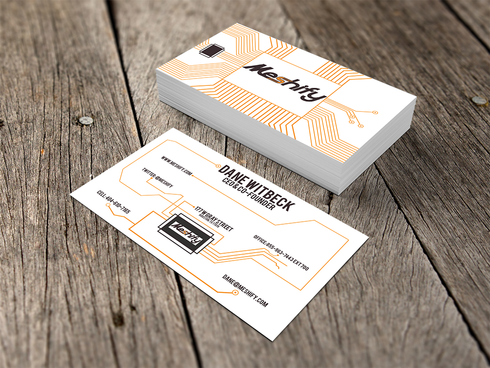 Design de Carte de Visite par Direct2Print pour Meshify | Design #2954770
