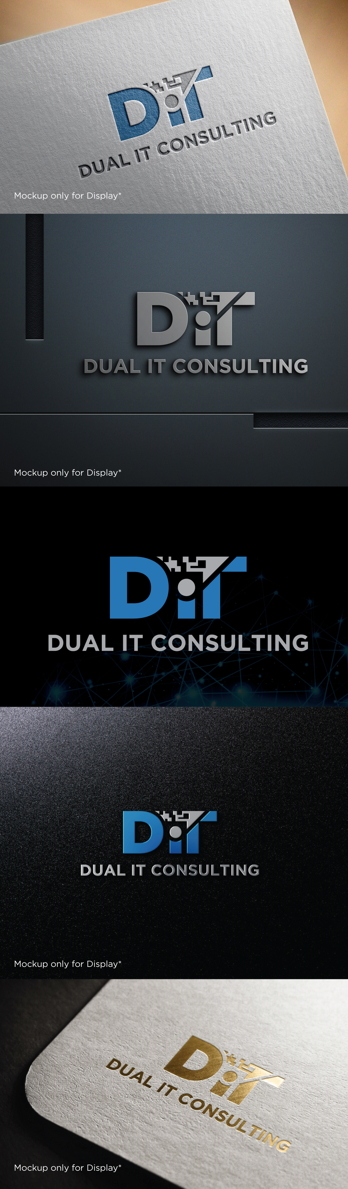 Logo Design by Anamul Burhan for Dual IT Consulting | Design #22380734
