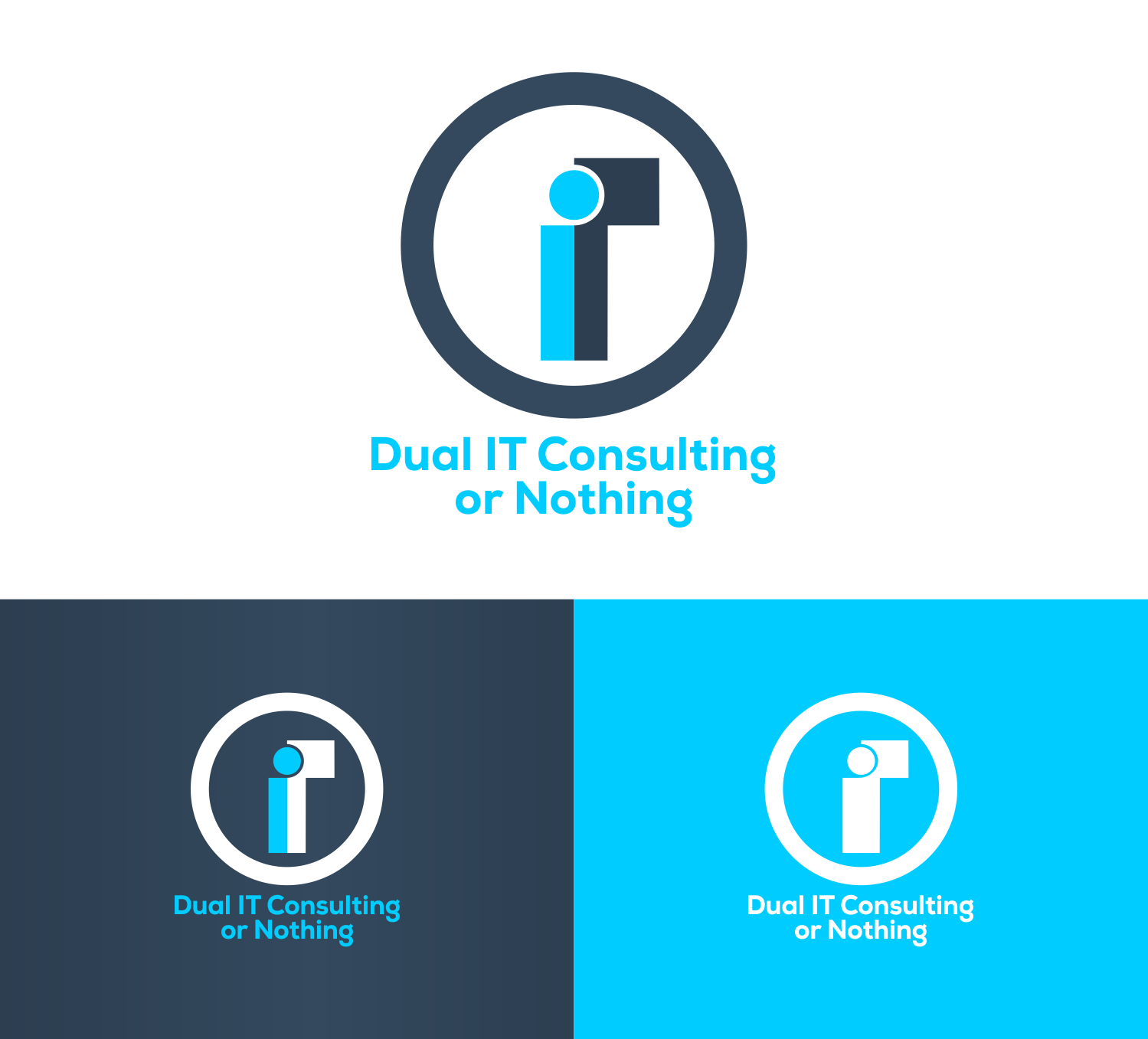 Logo Design by rizalsaifullah 3 for Dual IT Consulting | Design #22389906