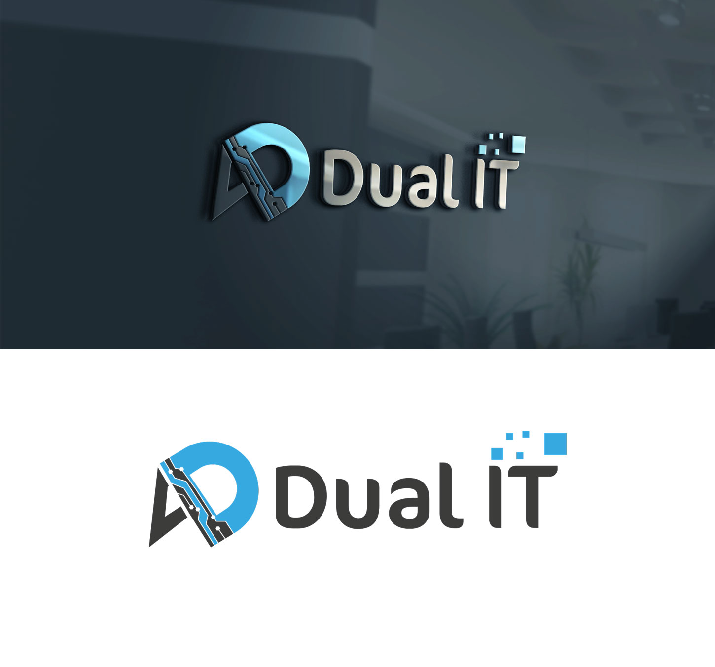 Logo Design by Mono.co for Dual IT Consulting | Design #22383999