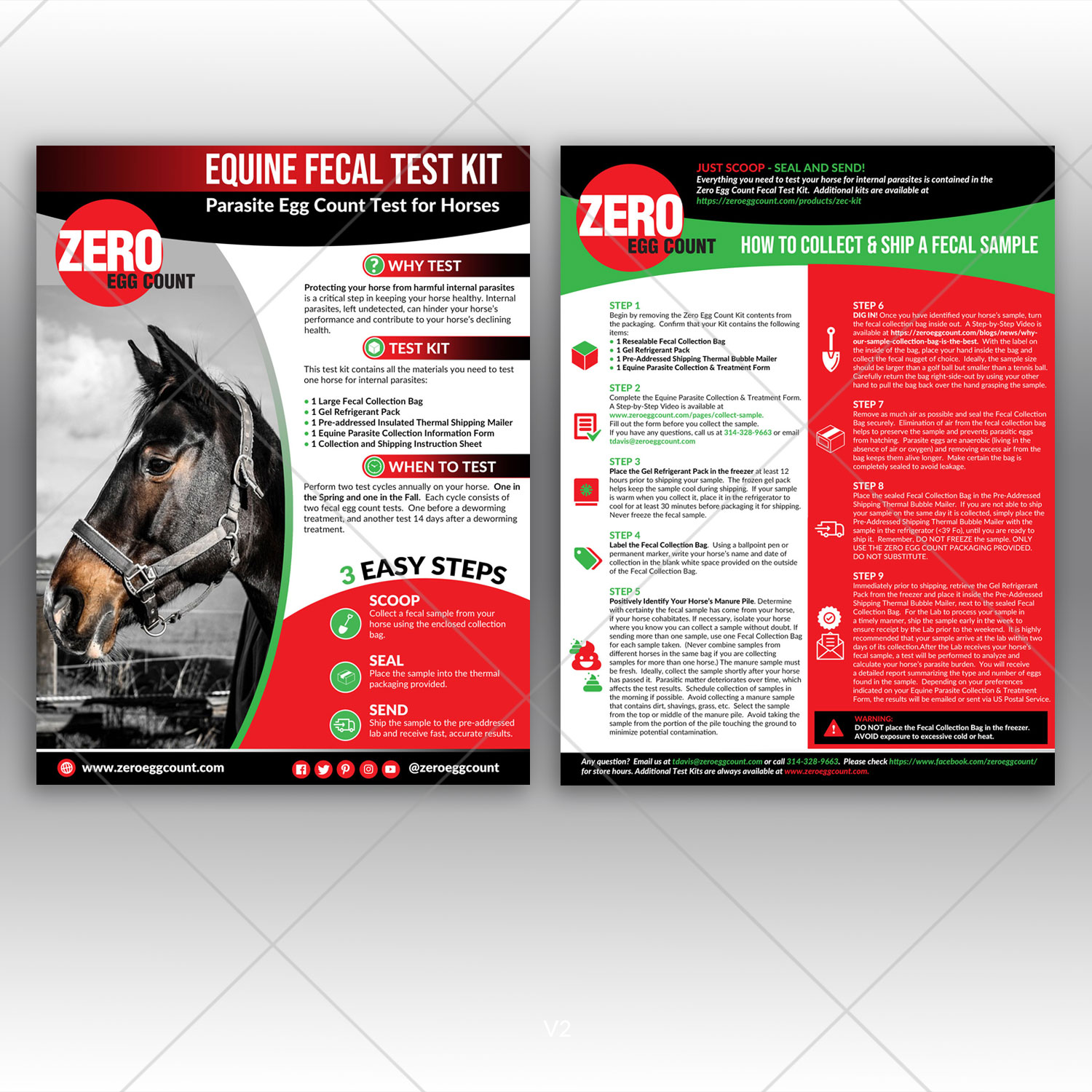 Diseño de Flyer por DA. para Zero Egg Count | Diseño #22389276