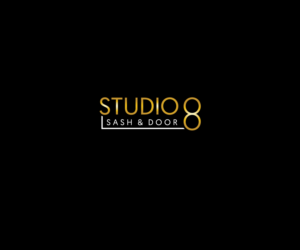 Studio 8 sash & door | Logo Design by Buck Tornado