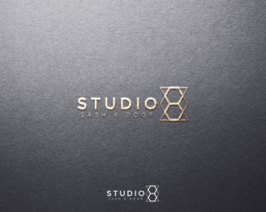 Studio 8 sash & door | Logo Design by JohnM.