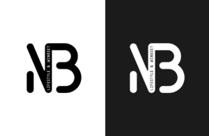 "NB" - additional engraved look with the words implemented "Lifestyle & Mindset" *ALL CAPS | Logo-Design von GLDesigns