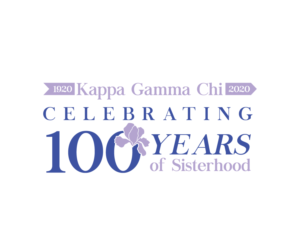 100 years of Kappa Gamma Chi or Celebrating 100 years of Sisterhood - Kappa Gamma Chi | Logo Design by Wild Geek