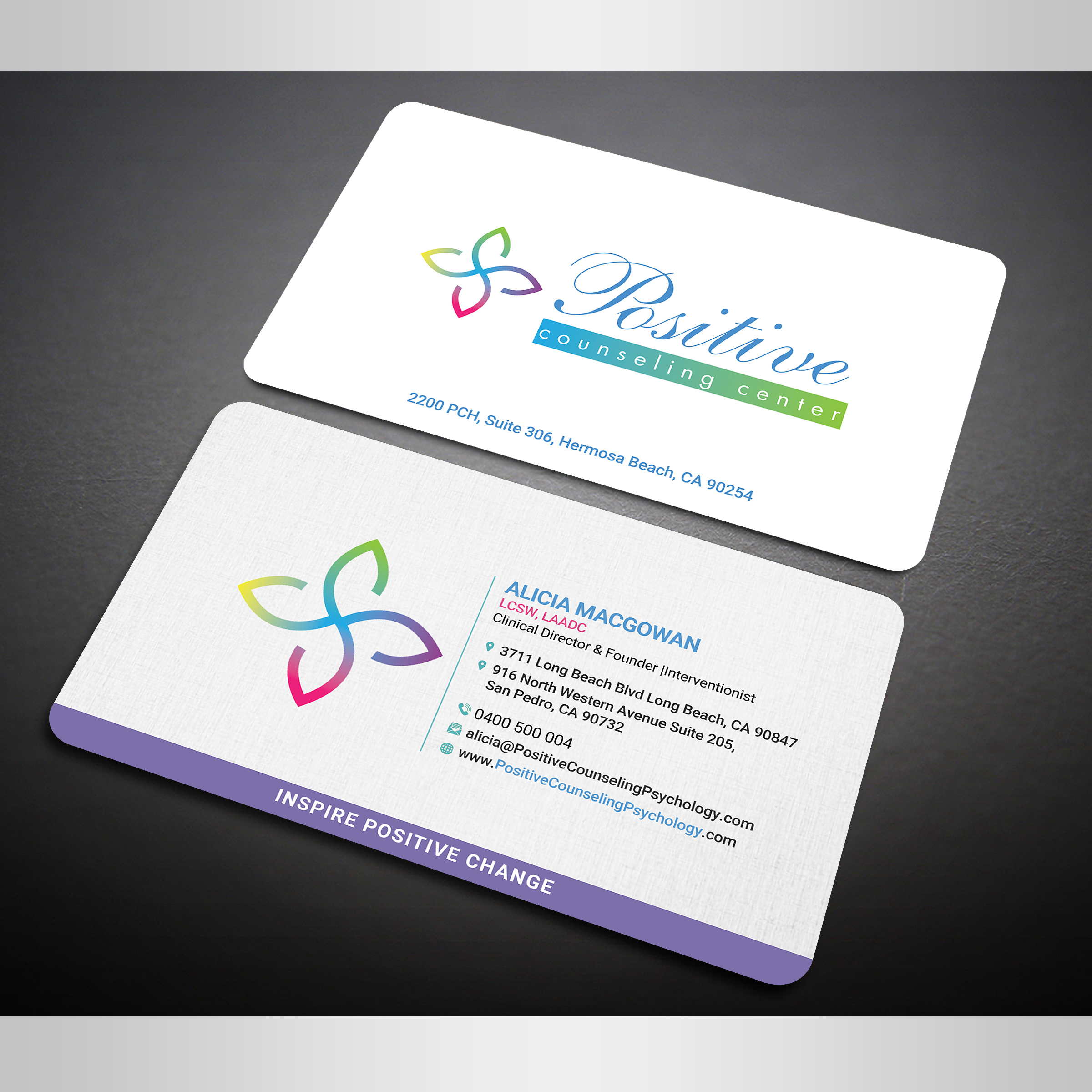 Design de Carte de Visite par Designers Hub pour Recovery NOW Licensed Clinical Social Worker, Inc. | Design #22380502