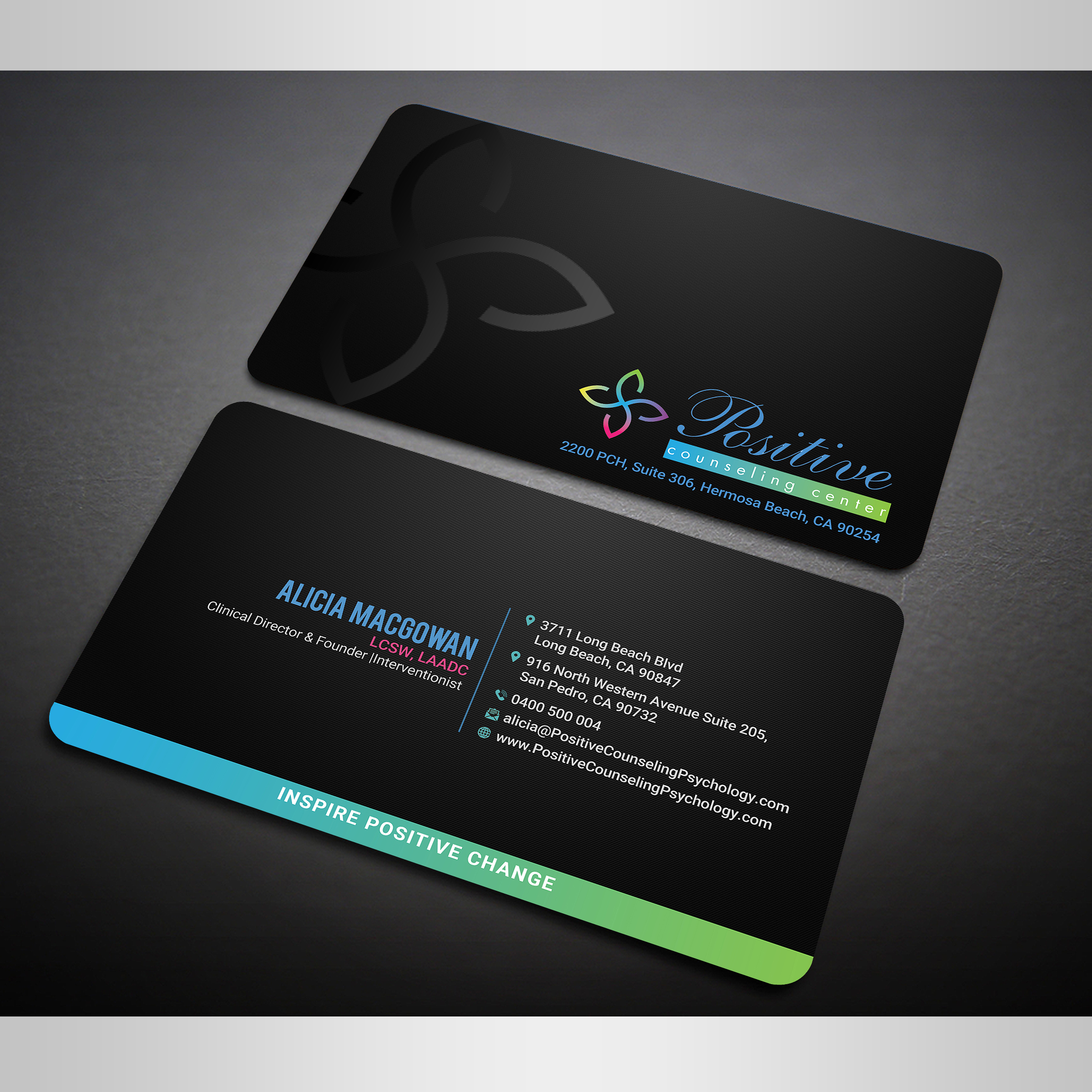 Business Card Design by Designers Hub for Recovery NOW Licensed Clinical Social Worker, Inc. | Design #22380726