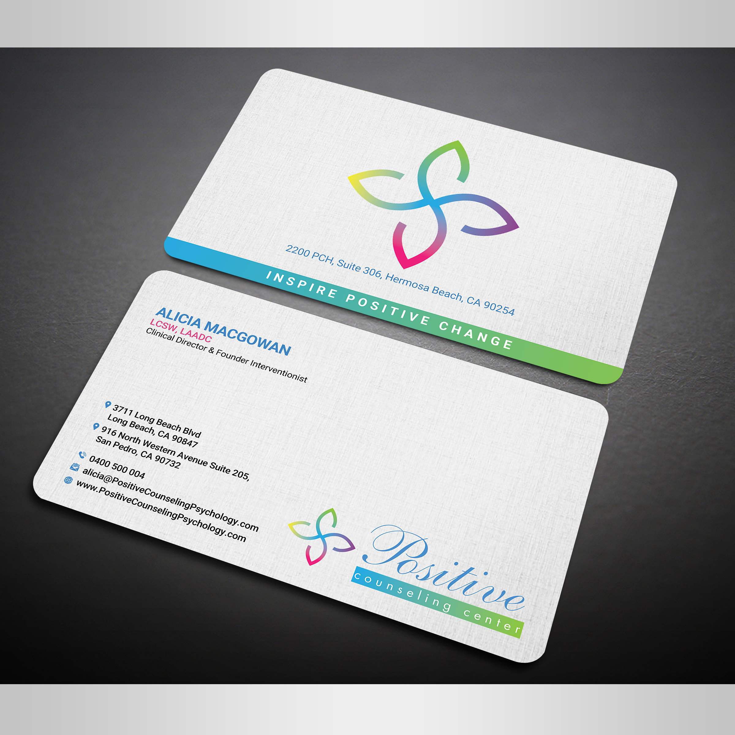 Business Card Design by Designers Hub for Recovery NOW Licensed Clinical Social Worker, Inc. | Design #22381087