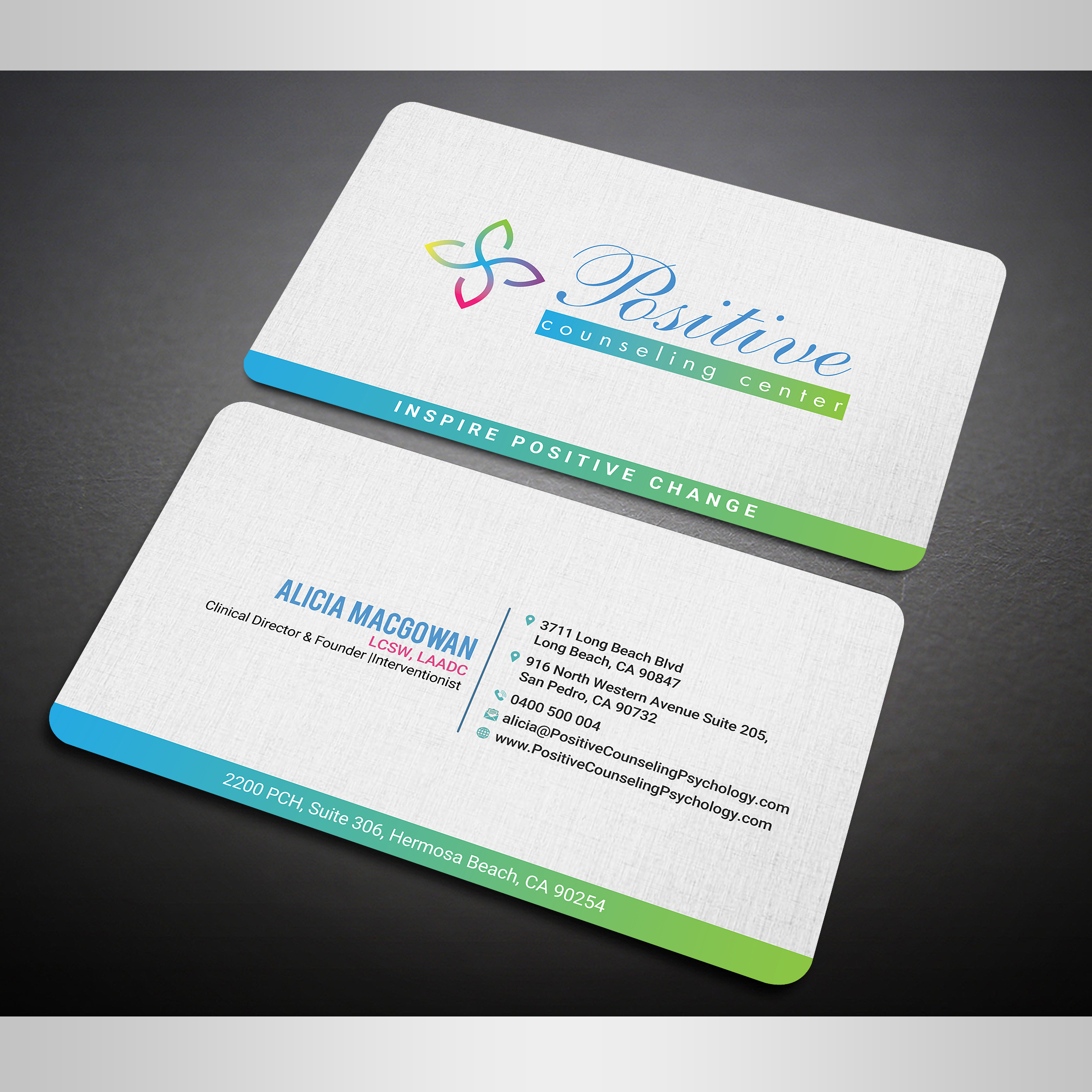 Business Card Design by Designers Hub for Recovery NOW Licensed Clinical Social Worker, Inc. | Design #22381325