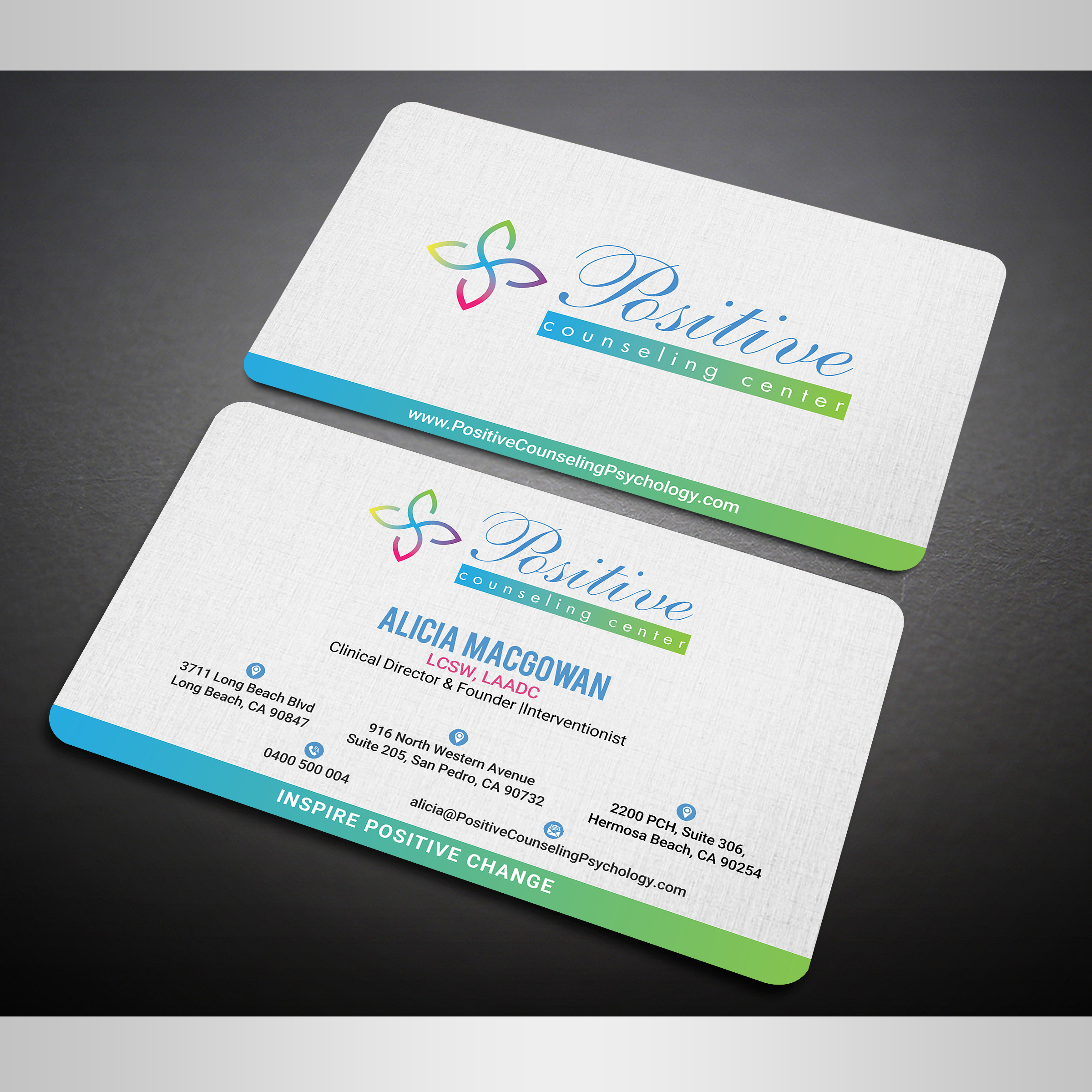 Business Card Design by Designers Hub for Recovery NOW Licensed Clinical Social Worker, Inc. | Design #22383379