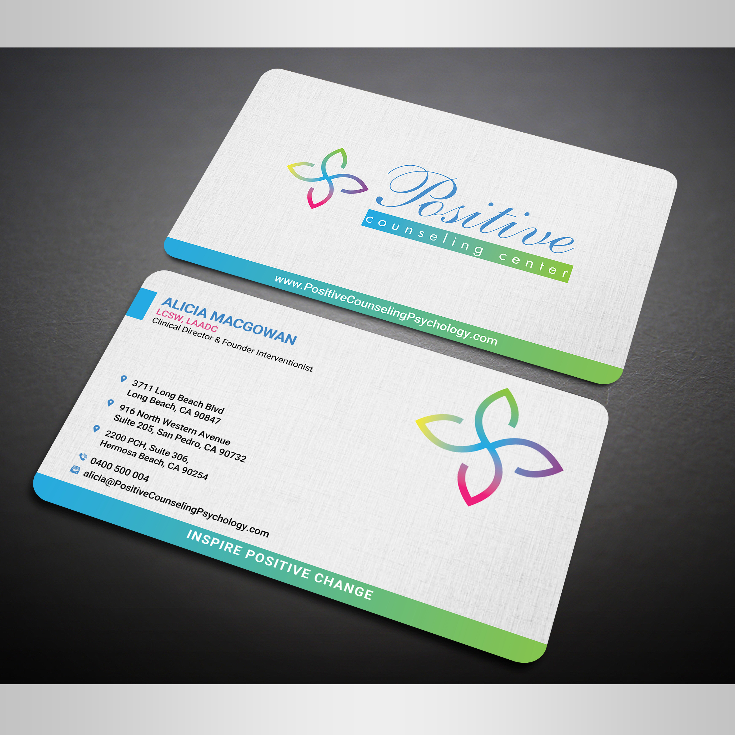 Visitenkarten-Design von Designers Hub für Recovery NOW Licensed Clinical Social Worker, Inc. | Design #22383550