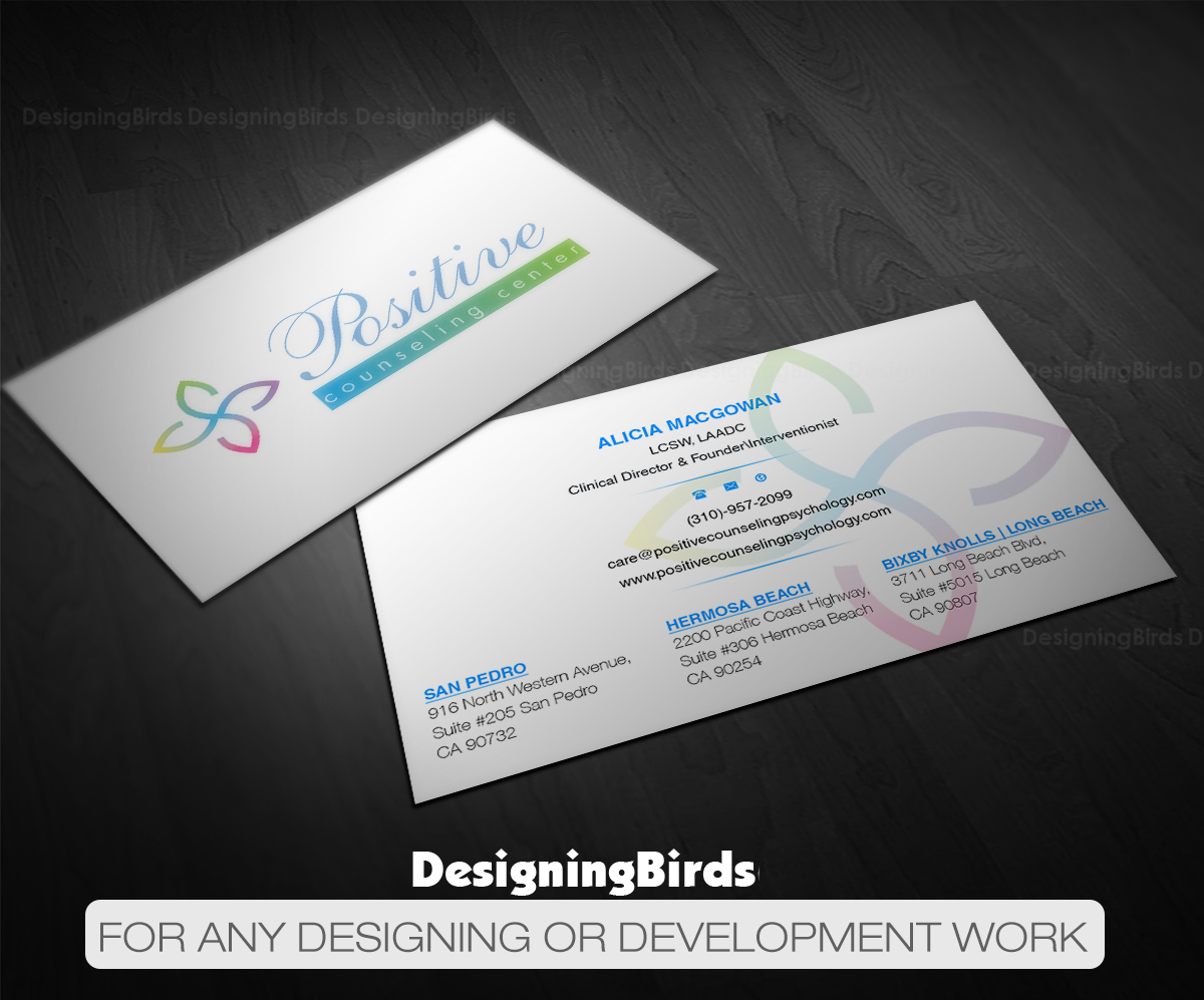 Design de Carte de Visite par Designing Birds pour Recovery NOW Licensed Clinical Social Worker, Inc. | Design #22380026