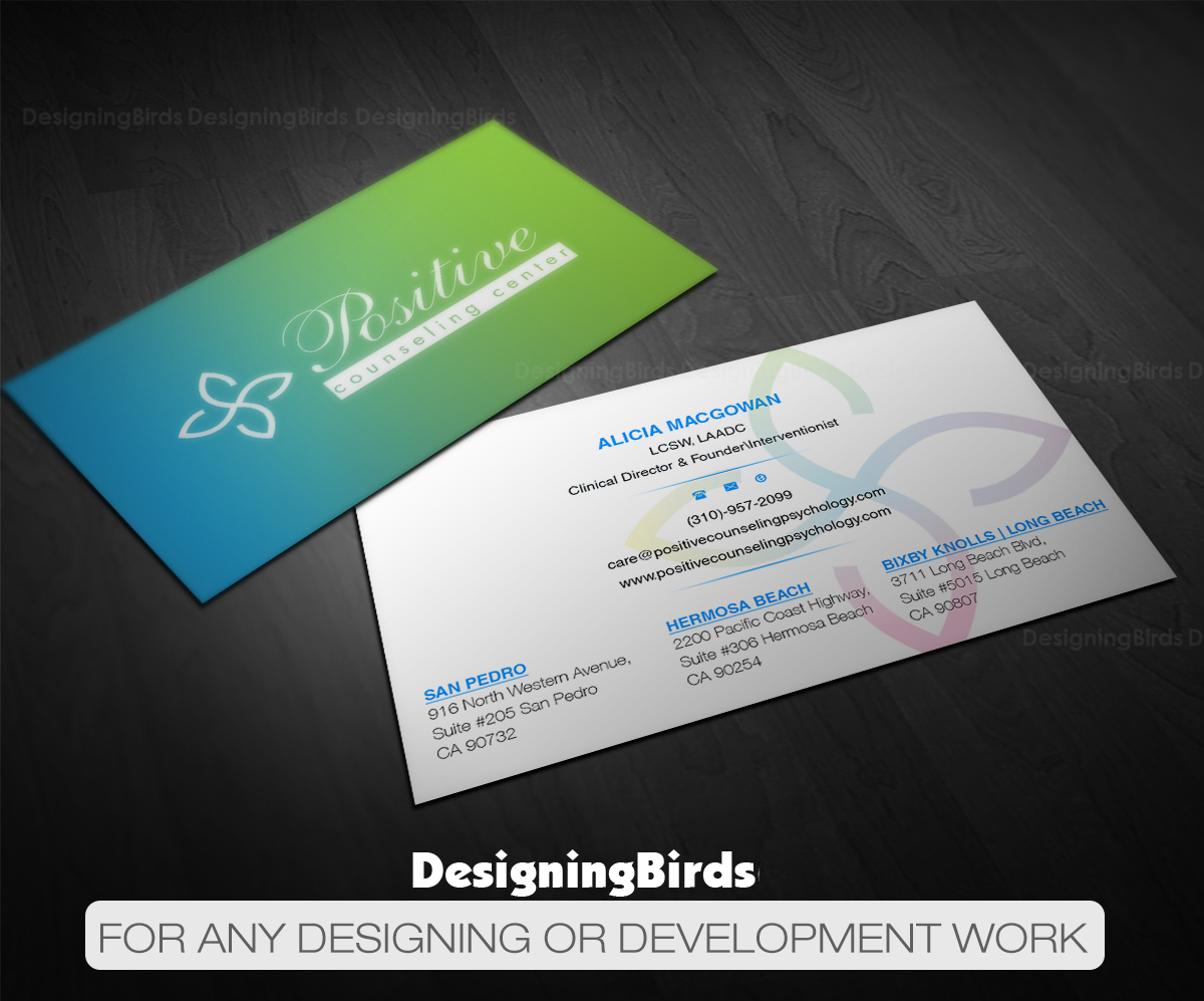 Visitenkarten-Design von Designing Birds für Recovery NOW Licensed Clinical Social Worker, Inc. | Design #22380027