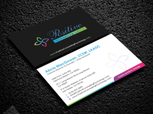 Business Card Design by Bold Pixels for Recovery NOW Licensed Clinical Social Worker, Inc. | Design: #22382912
